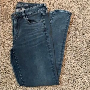 Super stretch high rise jeggings